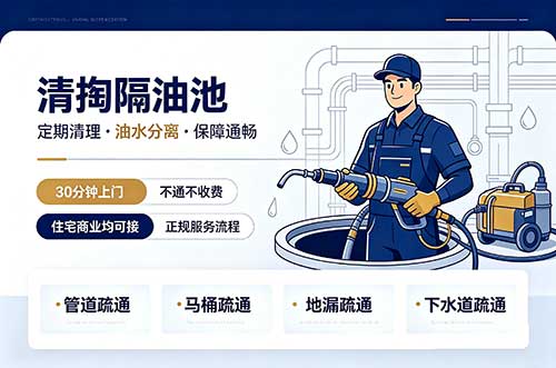 武清清掏隔油池